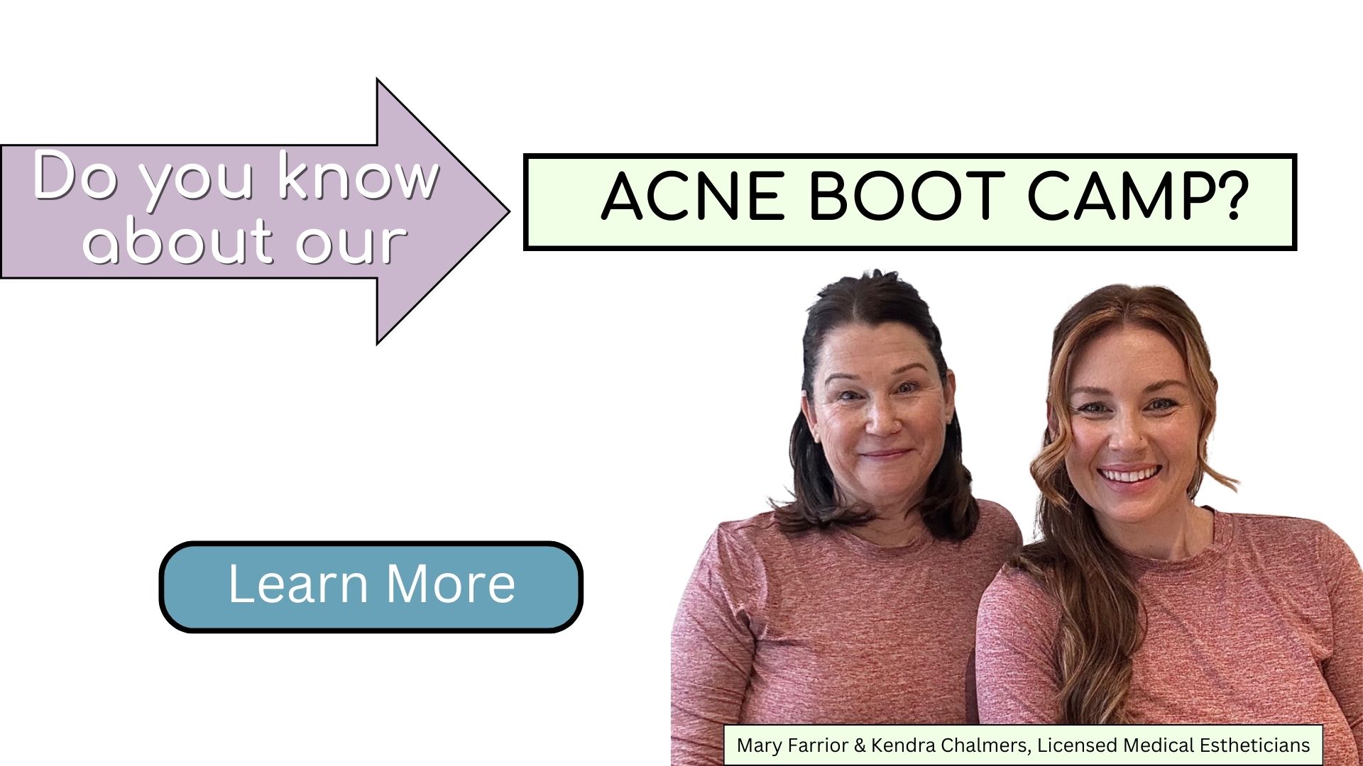 Advanced Skincare acne boot camp